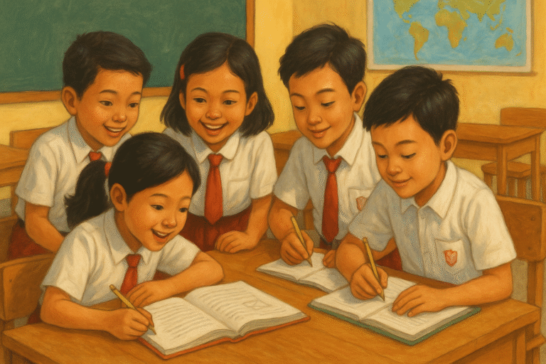 Ilustrasi Anak Sekolah Dasar