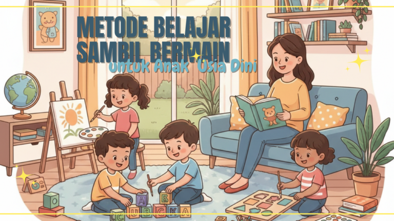 Metode Belajar Sambil Bermain untuk Anak Usia Dini di Rumah